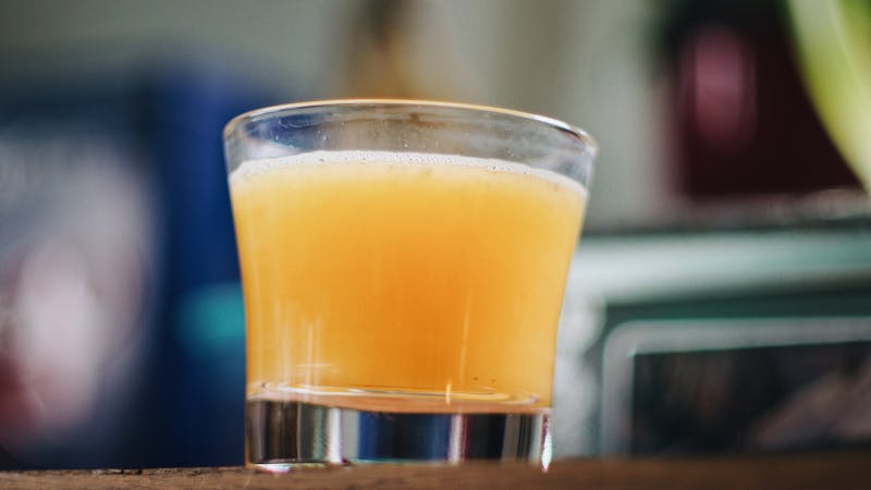 Fresh orange juice Apache Pizza drinks